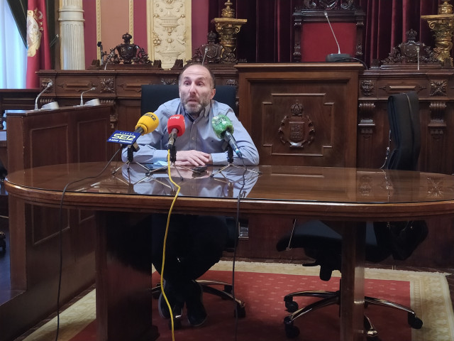 Gonzalo Pérez Jácome en rueda de prensa