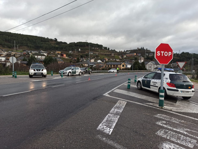 Controles en la provincia de Ourense.