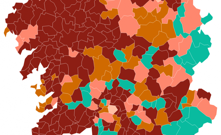 Covid municipios: Santiago, A Coruña y Ourense sufren segundas alzas más graves de esta crisis