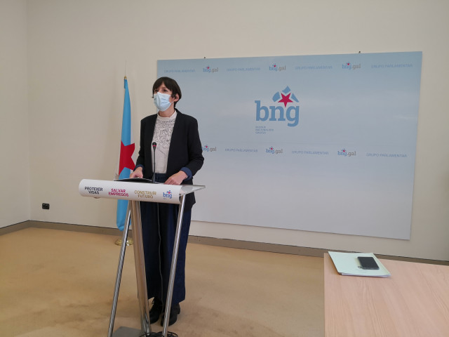 La portavoz nacional del BNG, Ana Pontón