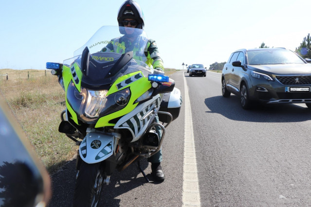 Control de la Guardia Civil de Tráfico en la provincia de A Coruña