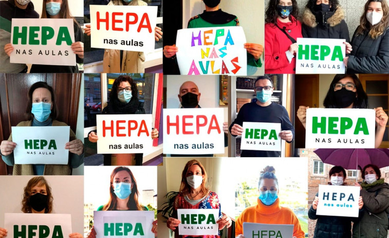 Filtros HEPA para proteger a los menores del coronavirus en las aulas, demandan madres gallegas