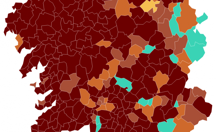 Coronavirus municipios: A Coruña, Ourense y varios de la comarca de Pontevedra los que más empeoran hoy