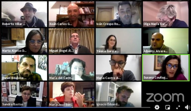 Captura del pleno de Redondela (Pontevedra) de diciembre de 2020