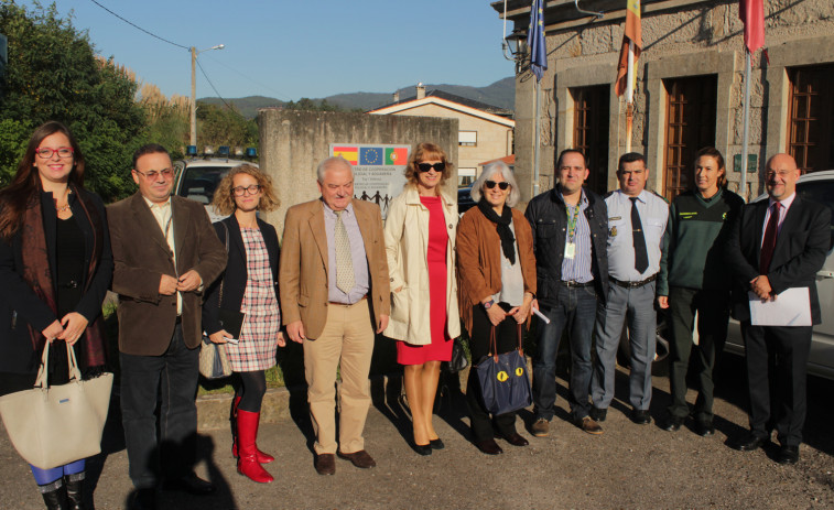 El Eixo Atlántico y la RIET organizaron la visita de la Comisión Europea a la frontera hispano-lusa en la eurorregión