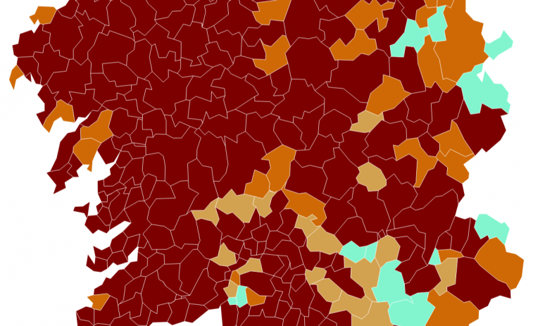 Covid municipios: notable mejoría en Vigo, A Coruña y Ourense y solo Poio sufre un empeoramiento grave