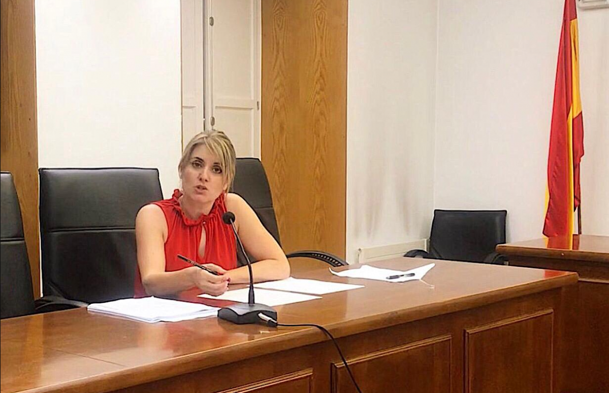 Noelia Rodríguez es concejala del PSOE en Ribadavia y se perfila como probable alcaldesa. Foto del PSdeG de Ourense