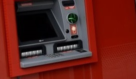 Detalle de un cajero automático