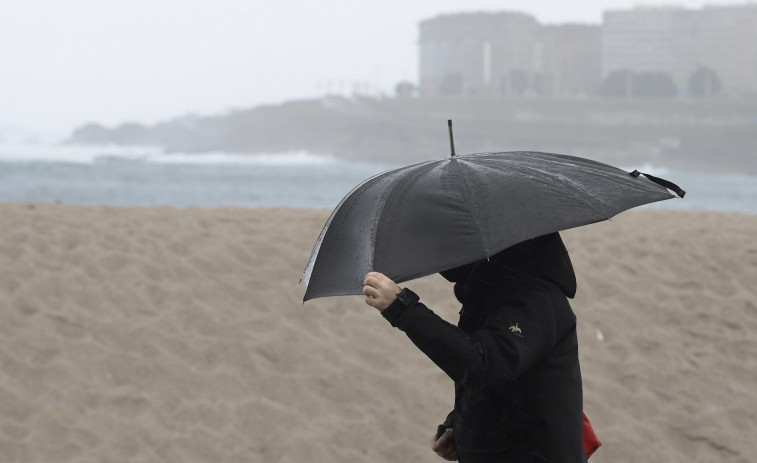 A Coruña y Pontevedra en riesgo amarillo por precipitaciones durante la jornada de mañana