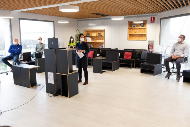 La directora da Axencia Galega de Innovación (Gain), Patricia Argerey, cierra una jornada en que se presentó un proyecto de Finsa