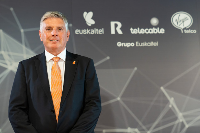 Archivo - Xabier Iturbe, presidente no ejecutivo de Euskaltel, en la Junta General de Accionistas de 2020