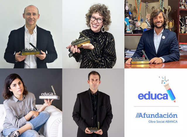 Ganadores de los IV Premios Educa Abanca