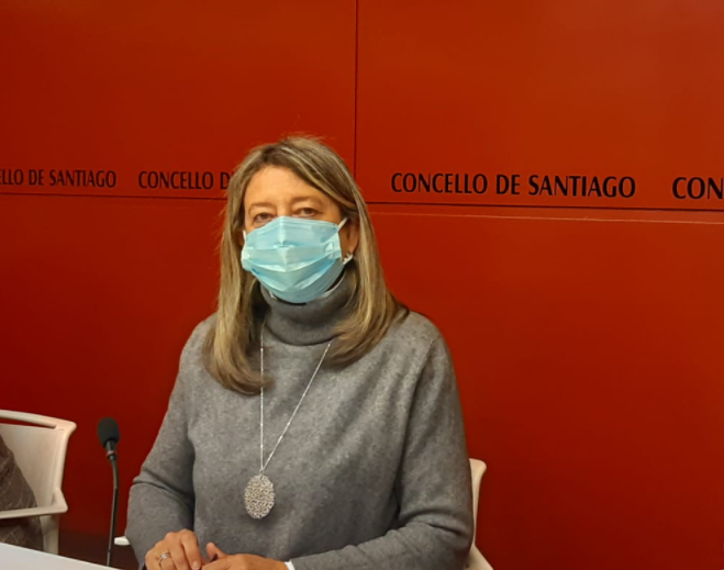 Mila Castro en una foto del Ayuntamiento de Santiago