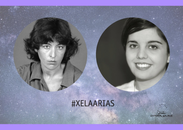 Xela Arias Y La Profesora Y Analista Literaria Montse Pena Presas, Autora De Una Biografía Sobre La Poeta, A Quien Se Dedica El Día Das Letras Galegas 2021.