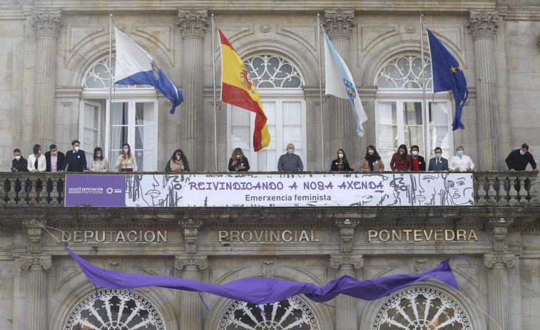 Pancartas por el 8M y la 