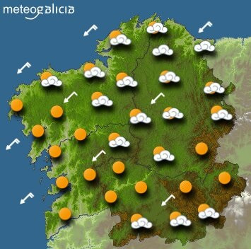 Predicciones para el lunes 8 de marzo en Galicia