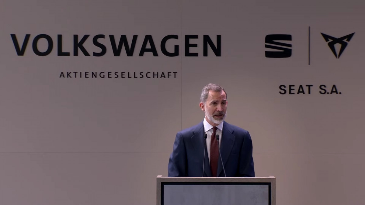 El Rey Felipe VI en el 70 aniversario de Seat.