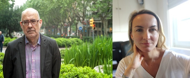 Juan Carles Maixé-Altes, catedrático de Historia Económica de la UDC y Matilde Massó, profesora de la Facultad de Sociología, lideran el proyecto 'Dinero en transformación'