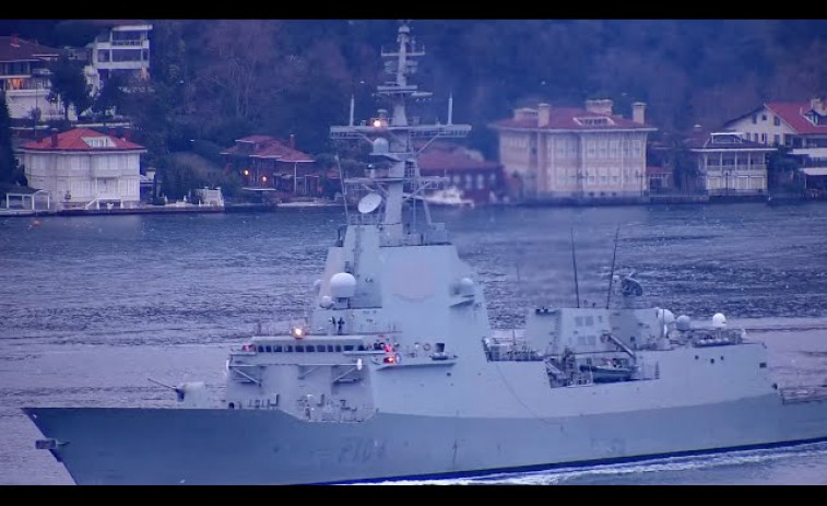 Rusia pone en su punto de mira dialéctico a la fragata Méndez Núñez, con base en Ferrol  (Vídeo)