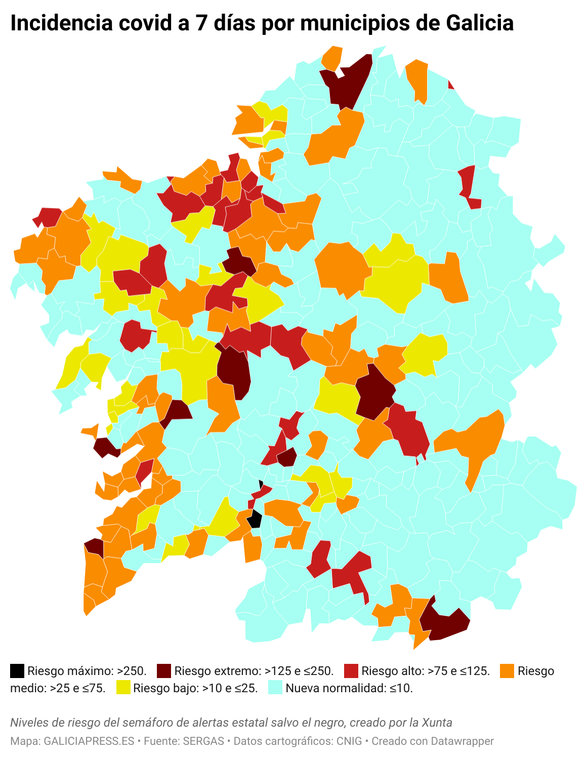 DDP56 incidencia covid a 7 d as por municipios de galicia (2)
