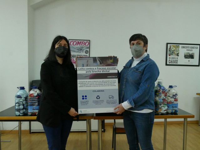 Campaña solidaria de recogida de tapones de Amigos de Galicia.