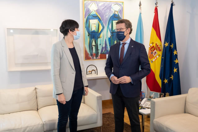 O Titular Do Goberno Galego Reúnese Coa Portavoz Nacional Do Bng, Ana Pontón