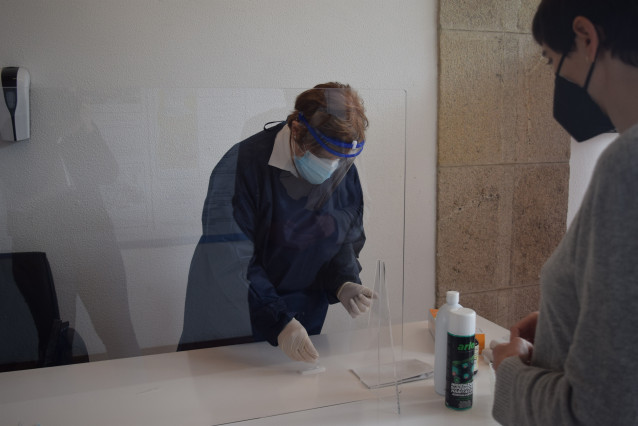 Cribado realizado a trabajadores de la Diputación de Lugo