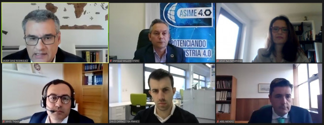 El secretario general de Asime-GOE, Enrique Mallón, participa en el evento 'La cadena de cadena de valor de la industria eólica offshore en España', organizado por la Asociación Empresarial Eólica y el Club Español de la Energía.