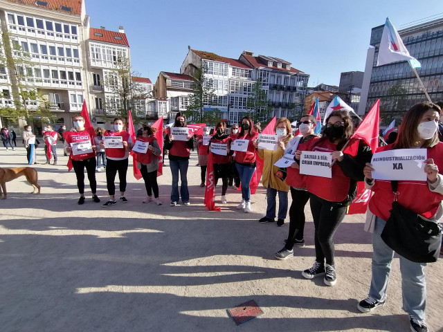 Manifestación por reindustrialización de Ferrolterra
