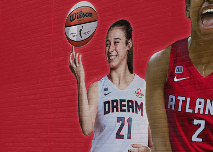 Raquel Carrera con la camiseta de las Dream en una imagen promocional del equipo