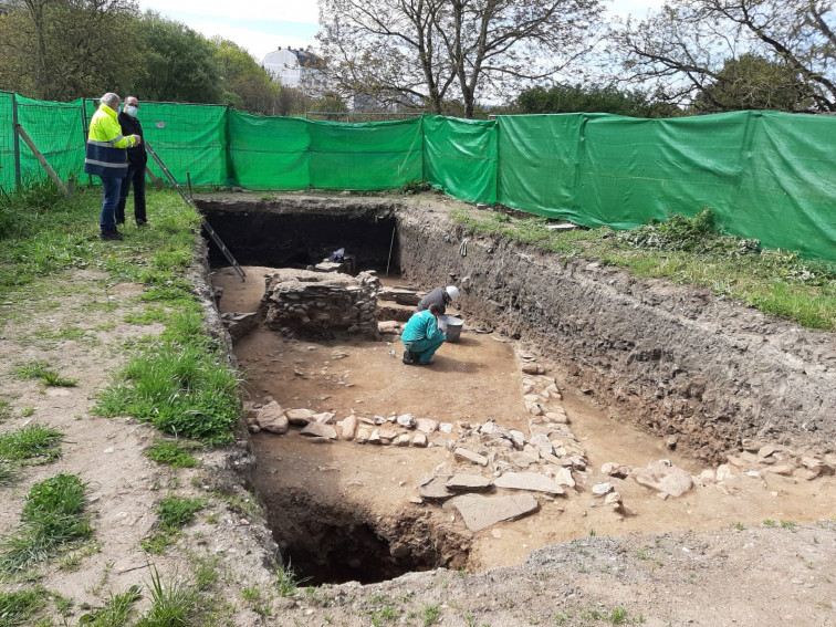 Encuentran los resto de una domus romana de 1.800 años de antigüedad en el barrio del Carmen de Lugo