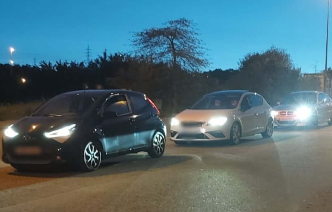 Control de la Policu00eda Local de A Coruu00f1a en el Polu00edgono de Vu00edo