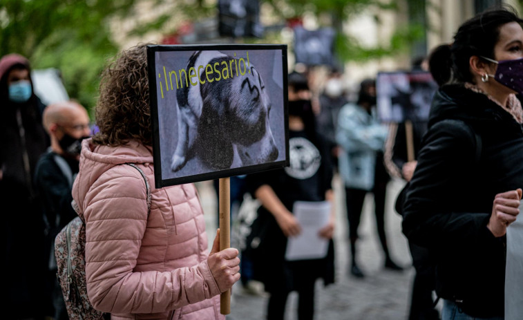 Cientos de personas claman en Vigo el fin de la experimentación en animales