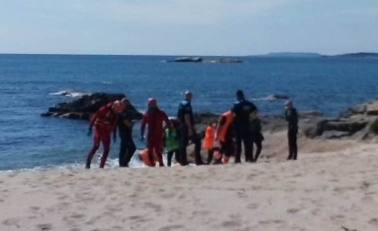 Un pescador muere ahogado en Sanxenxo en las proximidades de la Playa de la Lanzada