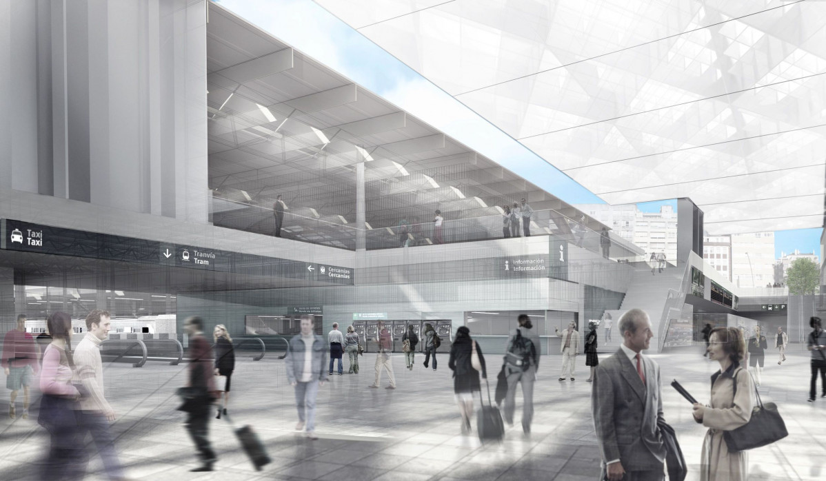 Diseu00f1o de Cesar Portela para la Estaciu00f3n Intermodal de A Coruu00f1a