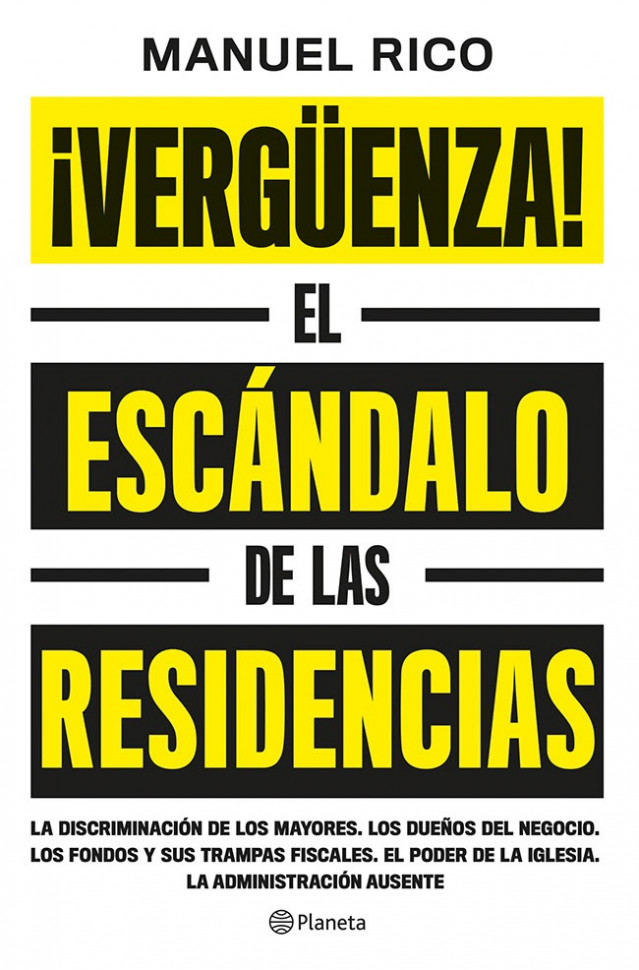 Archivo - Portada del libro '¡Vergüenza!', de Manuel Rico.