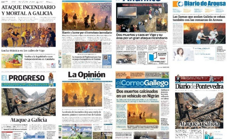 La audiencia de los periódicos gallegos en papel se hunde una media del 25% y algunos caen el 50%
