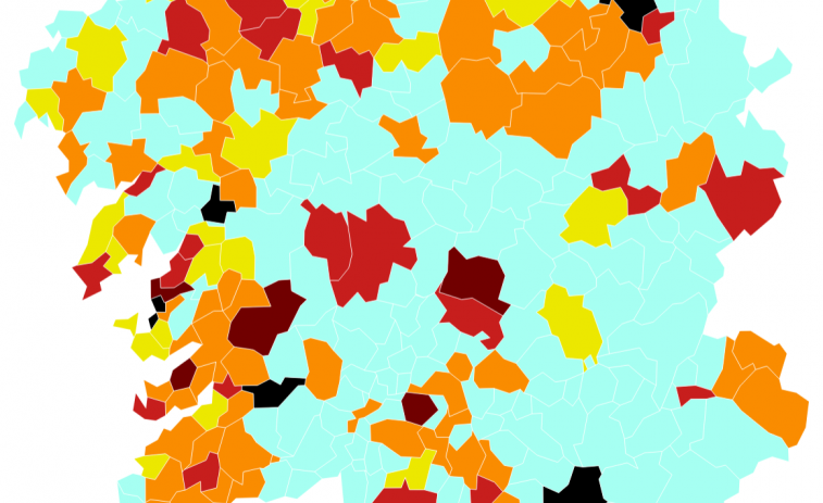 Covid municipios: Suben a riesgo máximo Cambados y Padrón, Ames sigue empeorando y Vigo mejorando