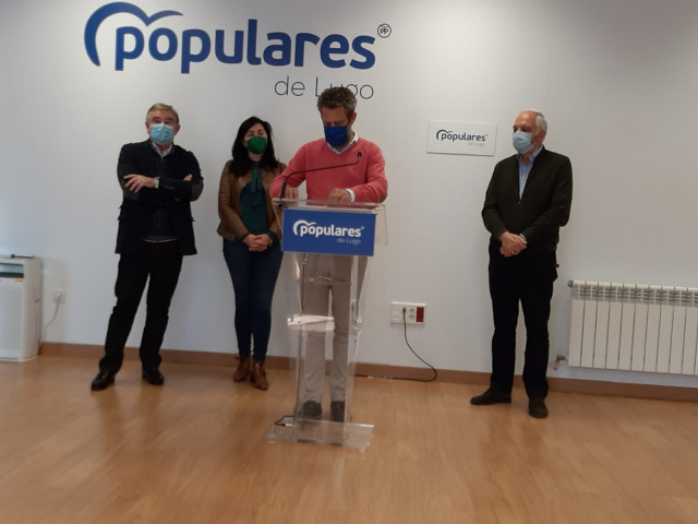 Rueda de prensa del PP de Lugo.