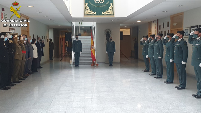 Acto conmemorativo de la fundación de la Guardia Civil