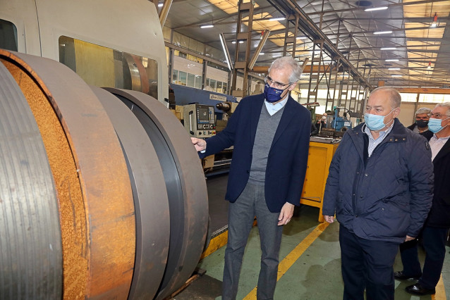 El vicepresidente segundo durante la visita