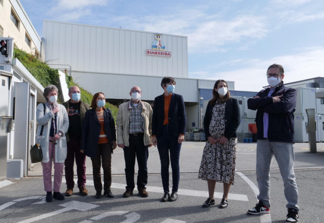 Ana Pontón visita la planta de Jealsa en Boiro (A Coruña)