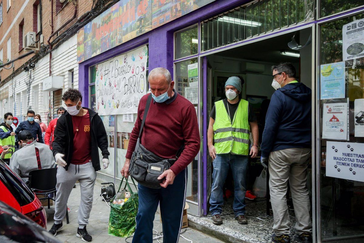 Colas del hambre en madrid