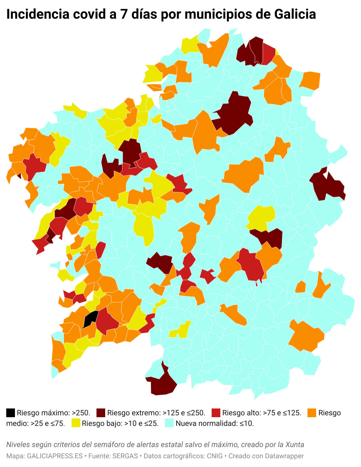 MbYT9 incidencia covid a 7 d as por municipios de galicia 