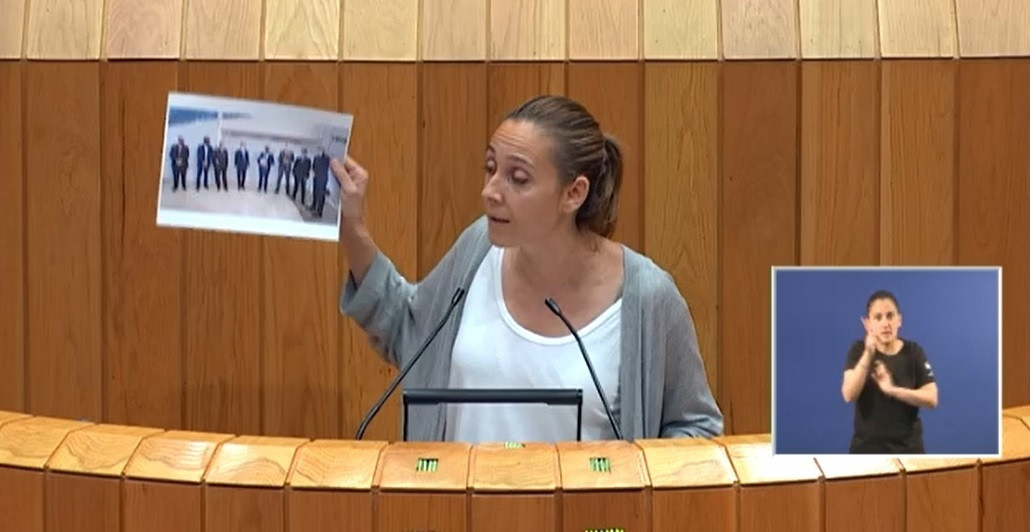 Noa Díaz en el pleno