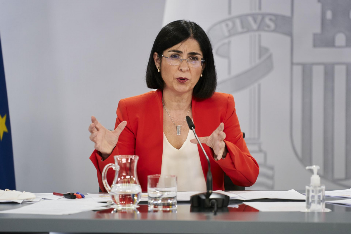La ministra de Sanidad, Carolina Darias