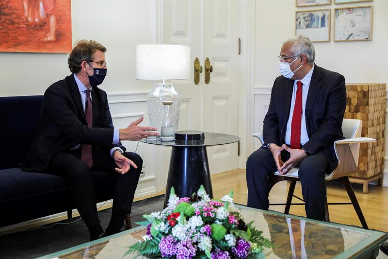 Feiju00f3o en Lisboa con el presidente de Portugal