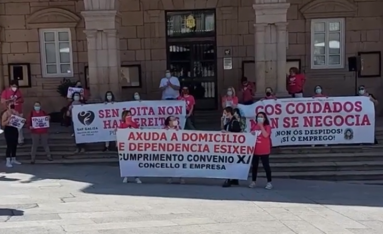 (VÍDEOS) Manifestación masiva en Ourense contra la precariedad y las privatizaciones de los trabajadores de ayuda domiciliaria