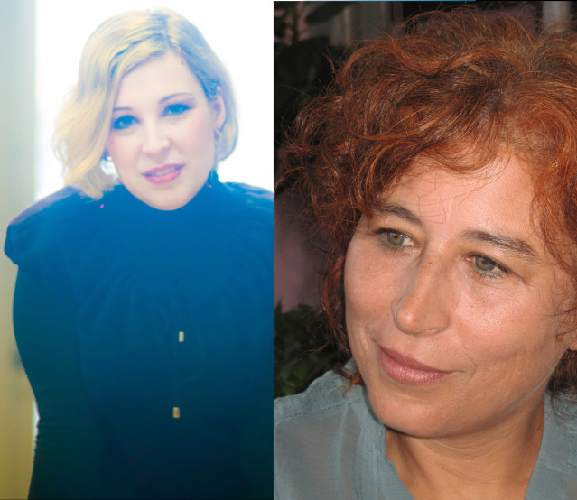 Archivo - Inma López Silva (izq) y Ana Romaní (der), premios de la Crítica 2020 en narrativay poesía en lengua gallega