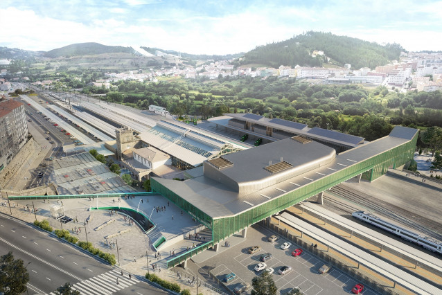 Proyecto del nuevo edificio de viajeros de la estación intermodal de Santiago